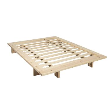 Structure futon japan en bois naturel - Terre de Nuit