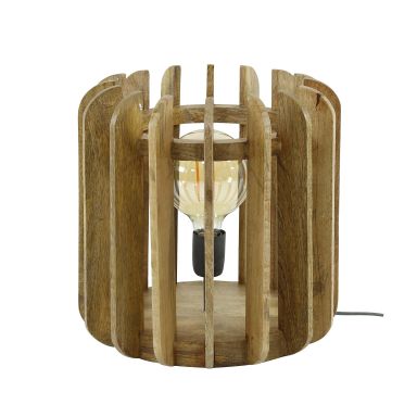 Lampe à poser Groove en bois 