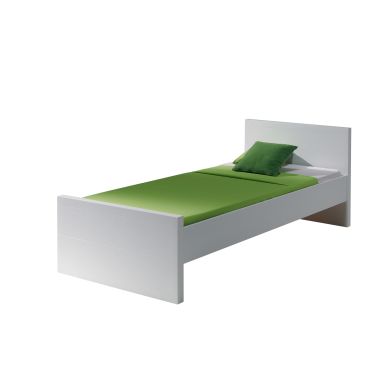 Lit enfant 90x200 blanc laqué LT2007