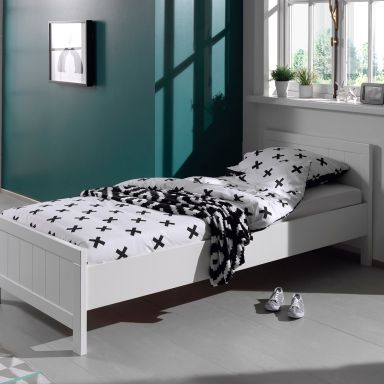 Lit enfant 90x200 blanc LT2011 - Terre de Nuit (ambiance)