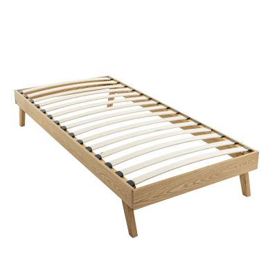 Lit enfant avec pieds évasés scandinaves 90x190