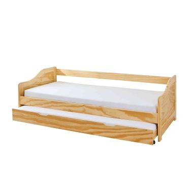 Lit gigogne en bois massif 