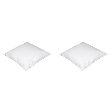 Lot de 2 oreillers luxe enveloppe percale Someo 65x65