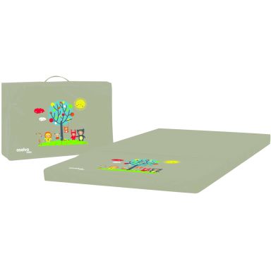Matelas 3 parties pour lit parapluie beige FUN 60x120
