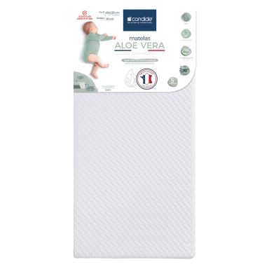 Matelas bébé déhoussable ALOE VERA