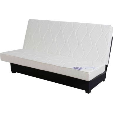 Matelas Dunlopillo de remplacement pour CLIC CLAC (en situation) position canapé (fond blanc)