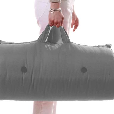 Matelas futon de voyage coton 70x190 (gris clair)