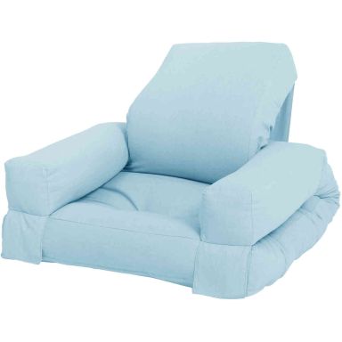 Matelas futon et fauteuil 2 en 1 MINI HIPPO 65x140 (fond blanc)