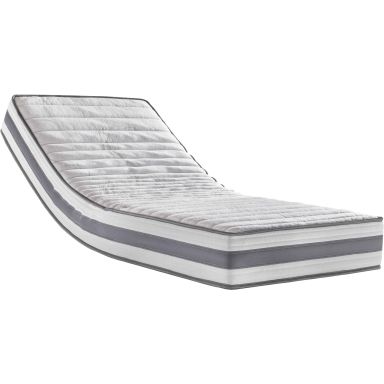 Matelas ressorts ensachés + latex pulse pour sommier électrique de relaxation 26cm 90x190