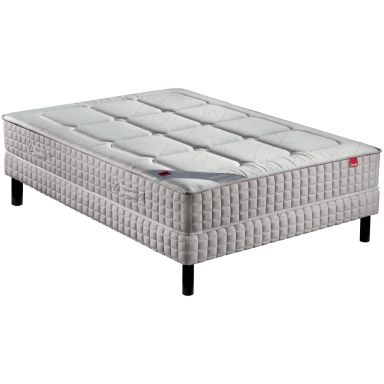 Ensemble matelas ressort yucca + sommier + pieds - Epeda (deux personnes)