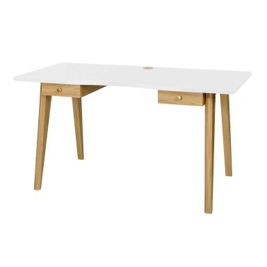 Bureau 2 tiroirs en bois - BU012