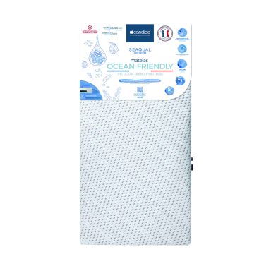 Matelas bébé déhoussable OCEAN FRIENDLY 60x120 cm