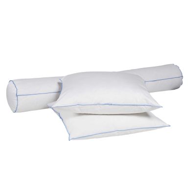 Pack oreiller et traversin moelleux/ferme duvet de canard anti-allergènes Someo