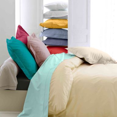 Housse de couette percale coquille - Tradilinge