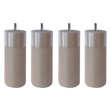 4 pieds cylindriques anti-punaise