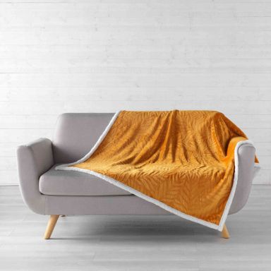 Plaid flanelle jacquard/sherpa Allegra 125x150 cm