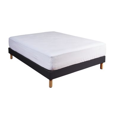 Protège matelas anti-acariens Microstop molleton 100% coton - bonnet 40 cm