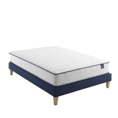 Ensemble matelas ressorts, sommier et pieds Rêve 300 - SOMEO