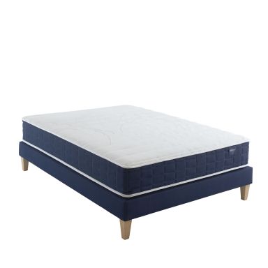 Ensemble matelas ressorts, sommier et pieds Rêve 400 - SOMEO