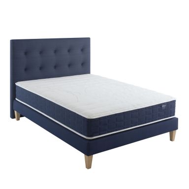 Ensemble matelas ressorts, sommier, pieds et tête de lit Rêve 400 - SOMEO