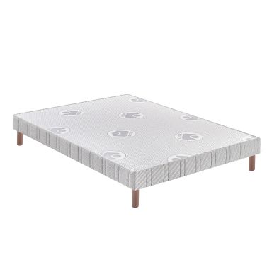 Sommier Bultex confort ferme 14 cm + pieds (en 140x190)