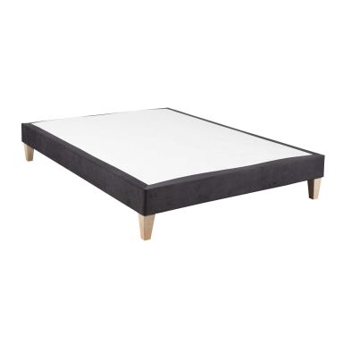 Sommier déco Someo gris charcoal