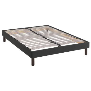 Sommier kit déco gris foncé tapissier