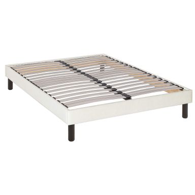 Sommier kit déco écru tapissier 140x190