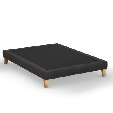 Sommier déco tapissier nuit noire - SOMEO