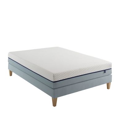 Ensemble matelas mémoire de forme, sommier et pieds Songe 600 - SOMEO