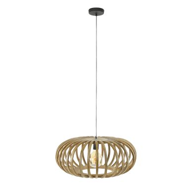 Suspension Groove bois de manguier 