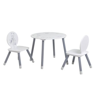 Table enfant + 2 chaises petit ours