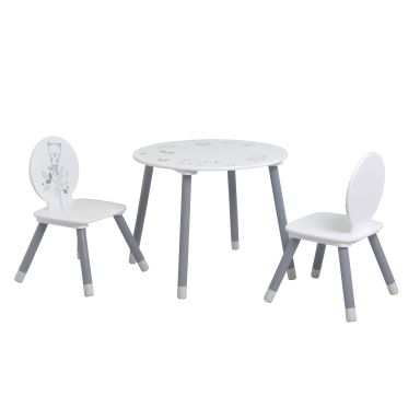 Table enfant + 2 chaises petit ours