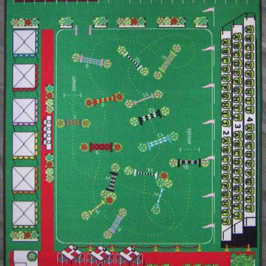Tapis de jeu enfant basketball 130x200 - TA2007