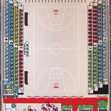 Tapis de jeu enfant basketball 130x200 - TA2005