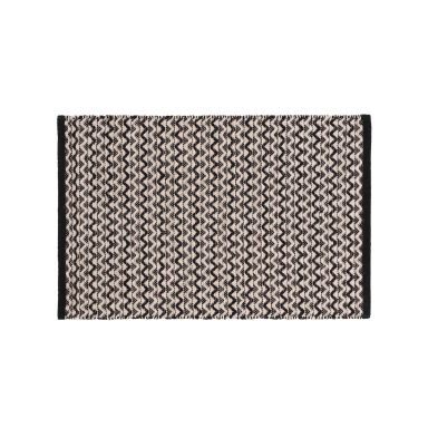 Tapis chevrons avec fils métallisés Chasca 60x90