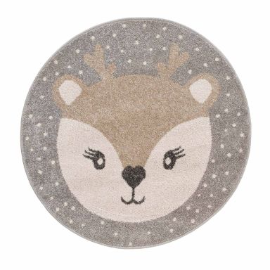 Tapis enfant rond faon Bambi 100