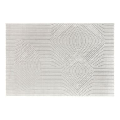 Tapis motifs circulaires à relief Geode