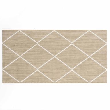 Tapis style ethnique tissé plat Damira