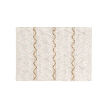 Tapis texturé avec fils métallisés Belem 60x90