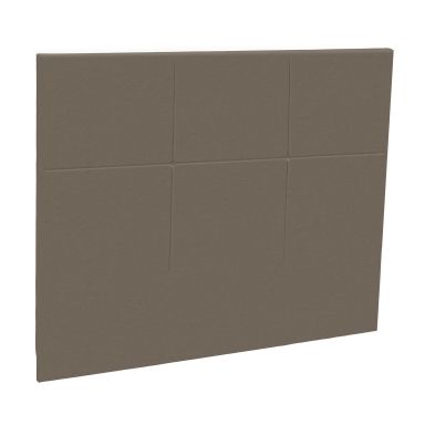 Tête de lit déco carré chic simili cuir cappuccino - Epeda
