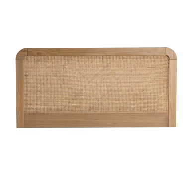 Tête de lit SMOOTHCLOUD en cannage et bois naturel