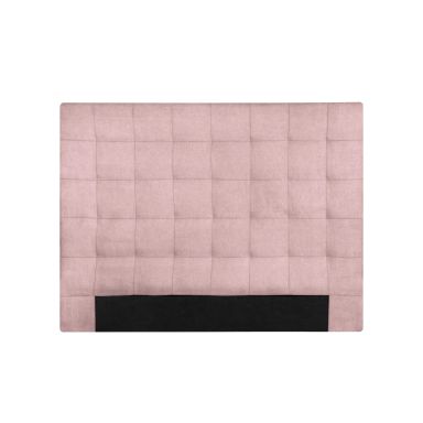 Tête de lit déco matelassée vieux rose