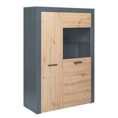 Armoire 2 portes avec vitre - AR12100