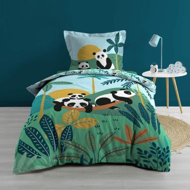 Parure de lit enfant Panda life