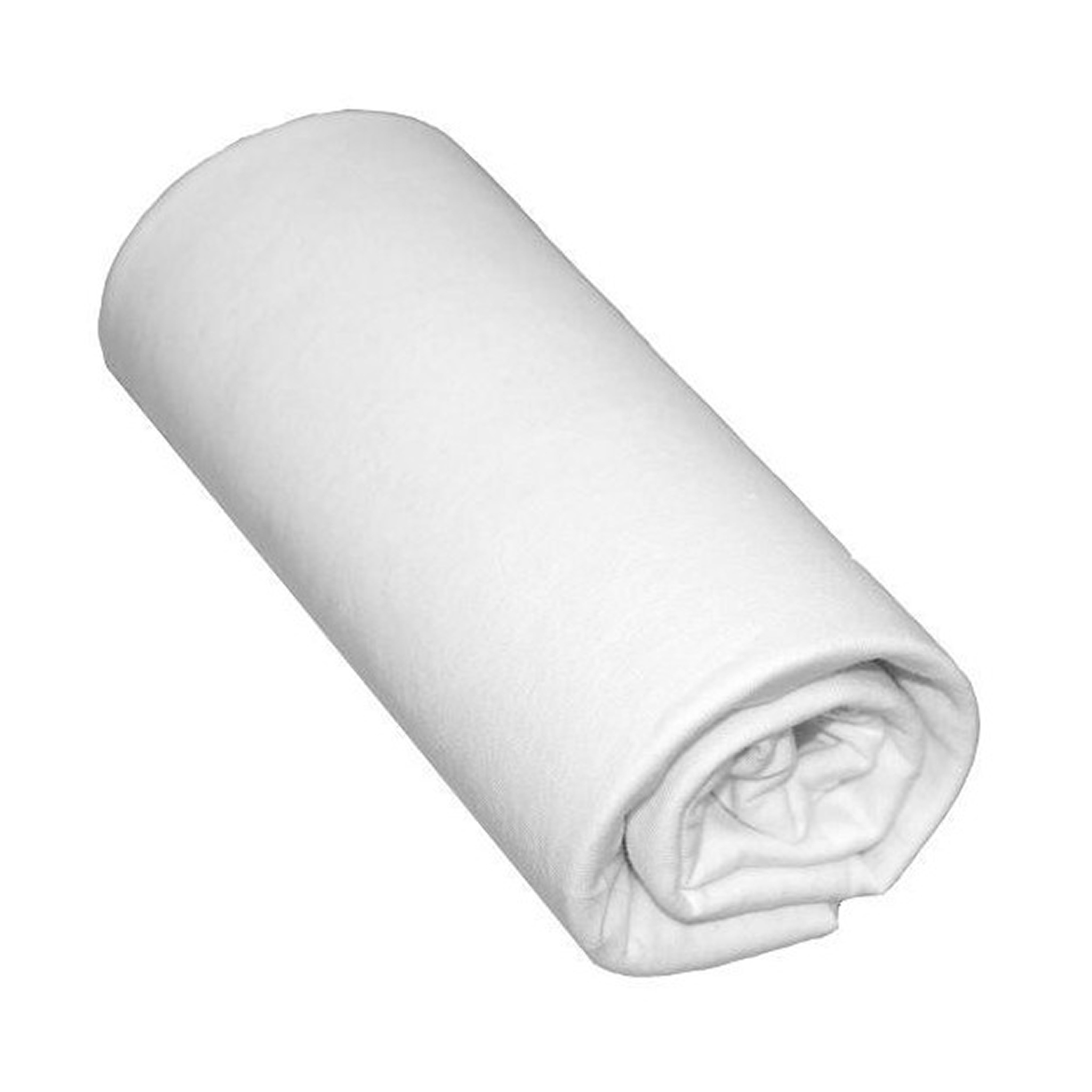 Drap housse bébé 100% coton blanc 60x140 - bonnet 15 cm