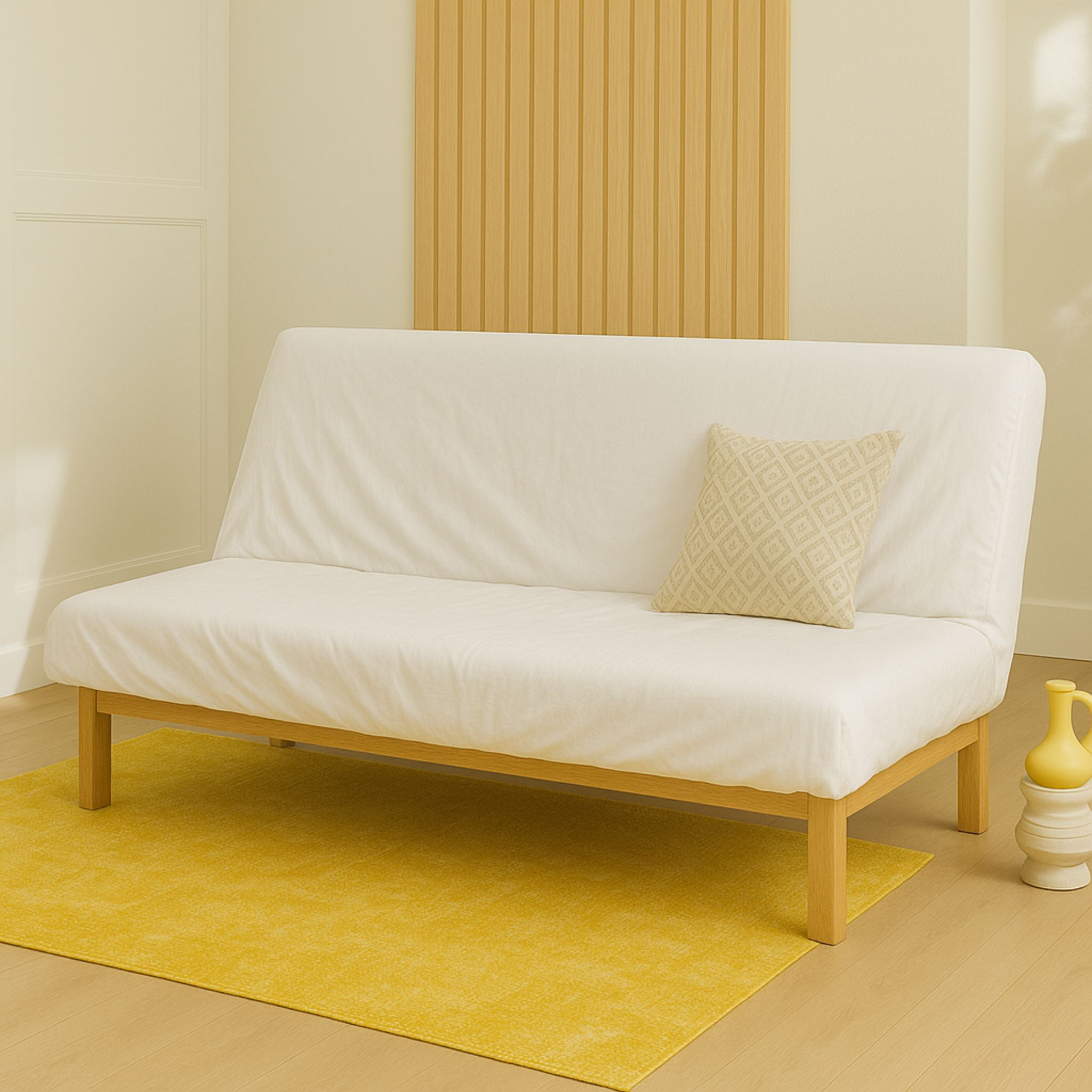 Drap housse pour matelas clic-clac blanc - Someo