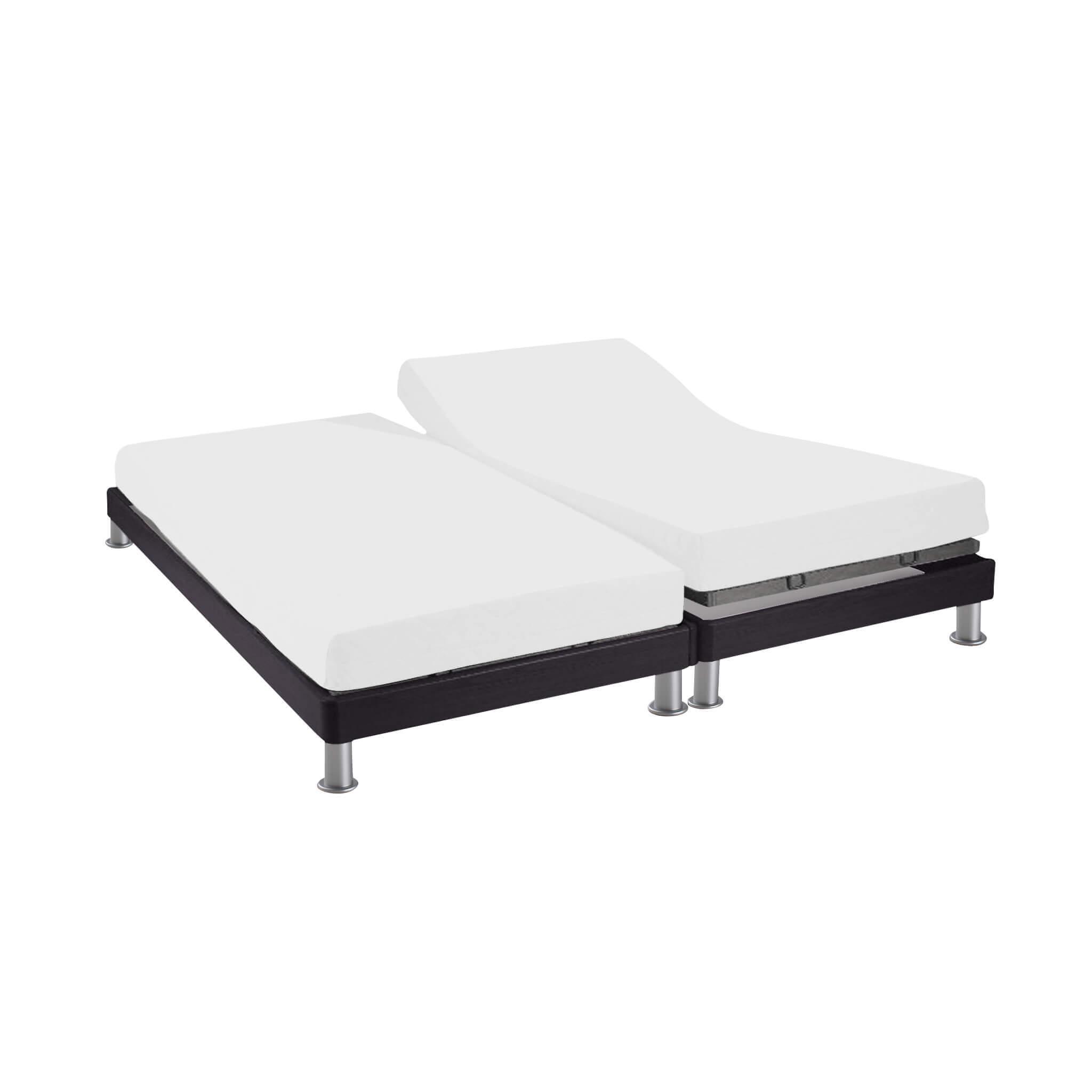 Drap housse pour lit articulé 2x80x200 blanc 100% coton biologique Terre de Nuit