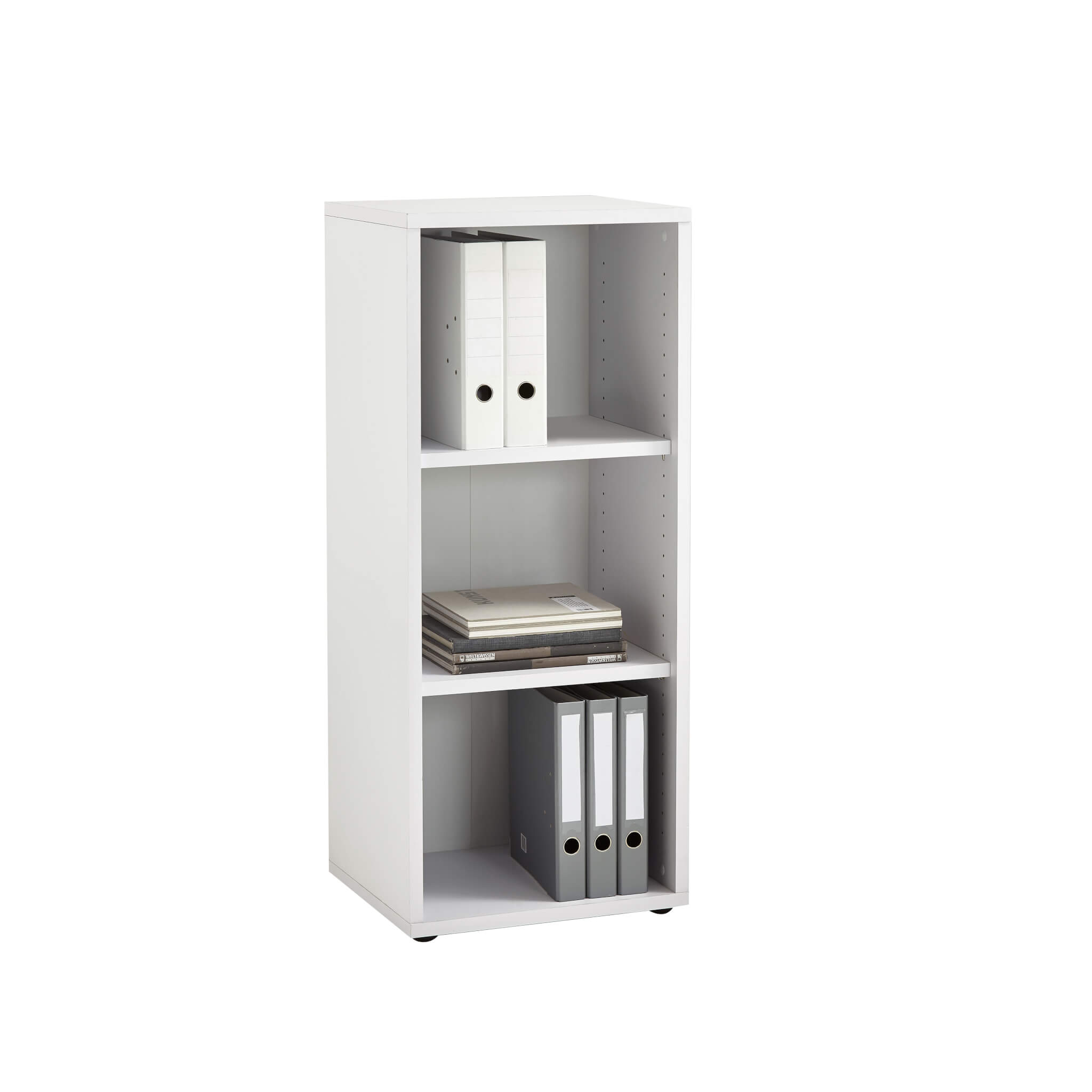 Etagère 3 cases en bois blanc - ET13049-1