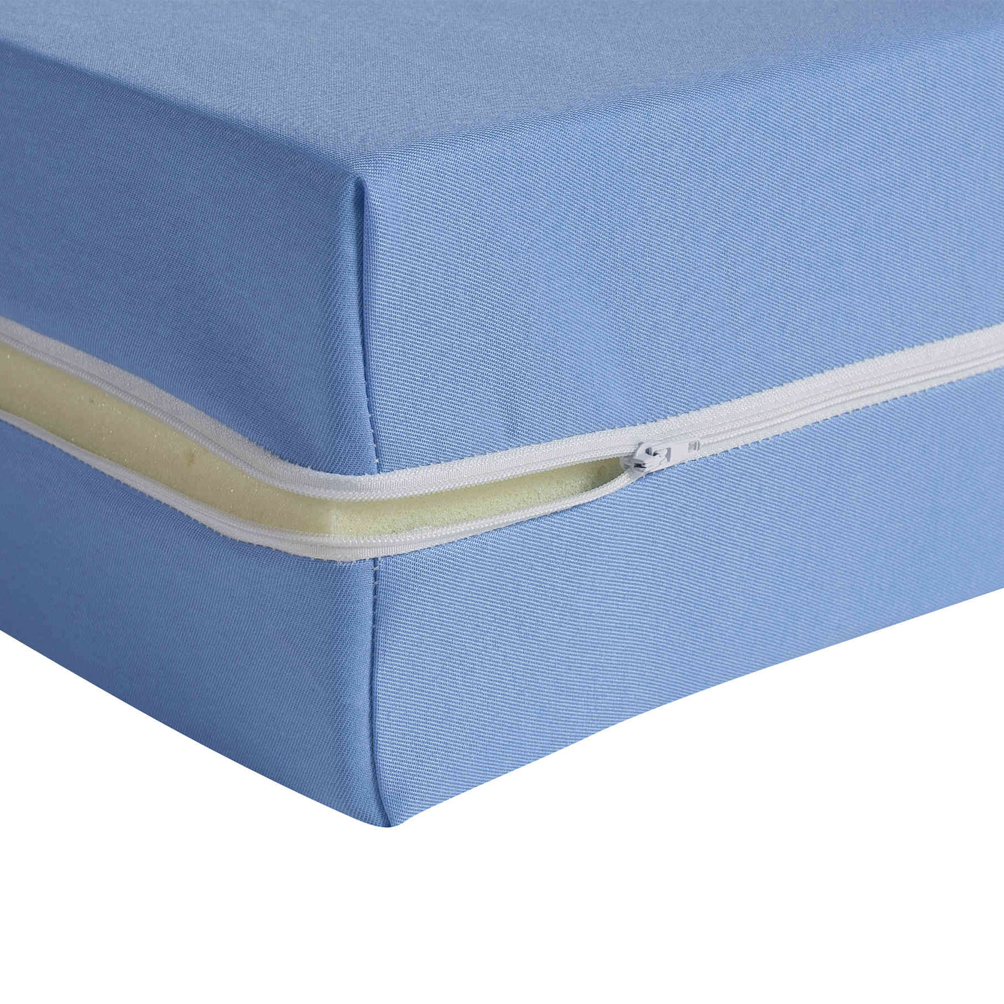 Housse rénove matelas coloris bleu 13 cm 180gr/m² 80x190 - Terre de Nuit